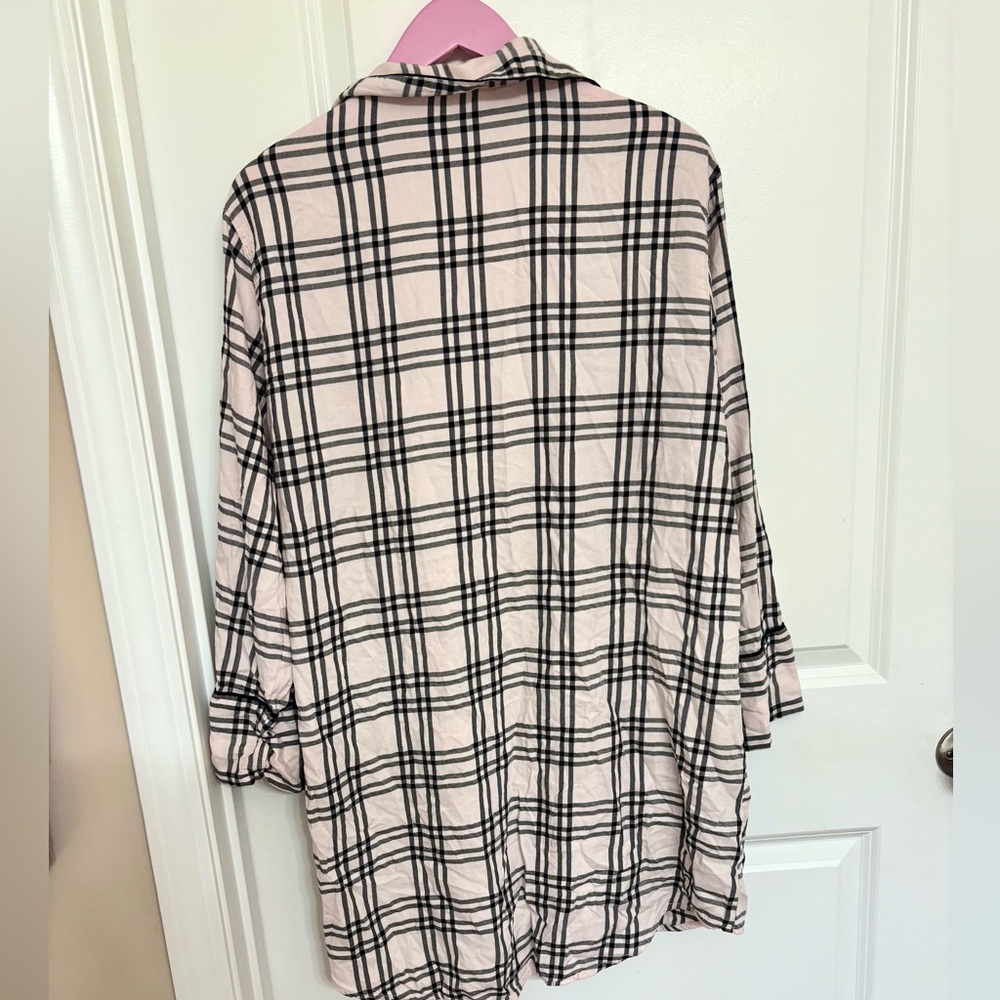 Victoria's Secret Plaid Sleepshirt - Picture 4 of 5